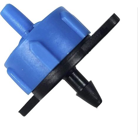 Lot de 100 goutteurs autorégulants 7,6 L/h pour irrigation goutte à goutte, débit constant, arrosage automatique