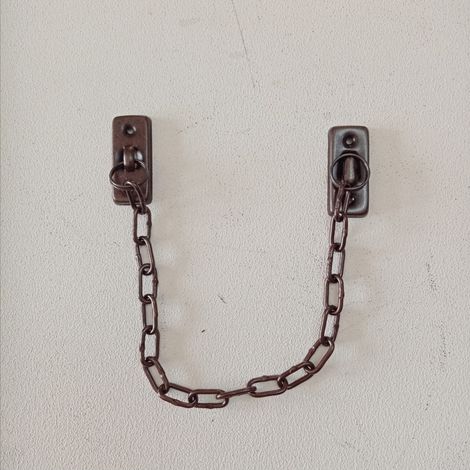 Catenella ritieni per finestre 20 cm in acciaio bronzato (1/5)