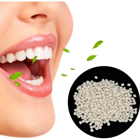 Colle Dentaire Réparation 2 Pièces - 50g pour Prothèses Dentaires Amovibles