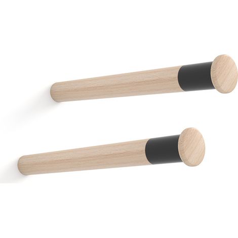 Supporto fisso in legno di faggio laccato mod.M390 2 unità REI