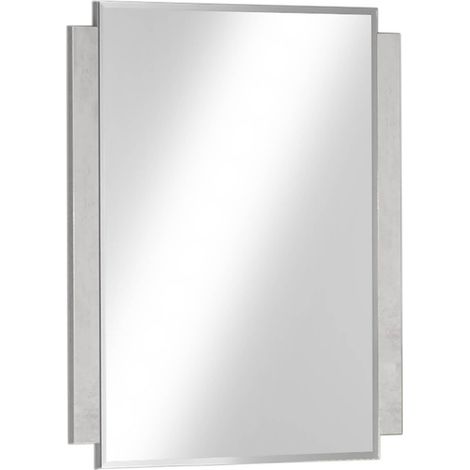 TERESA - Miroir 82x90cm pour Commode Aspect Béton Ciré (1/2)