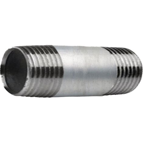 Raccord de tuyau galvanisé 3/8" pouce 80 mm