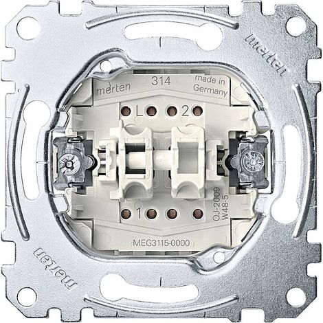 Unterputz-Serienschalter Merten 1-polig, 10 AX, AC 250V