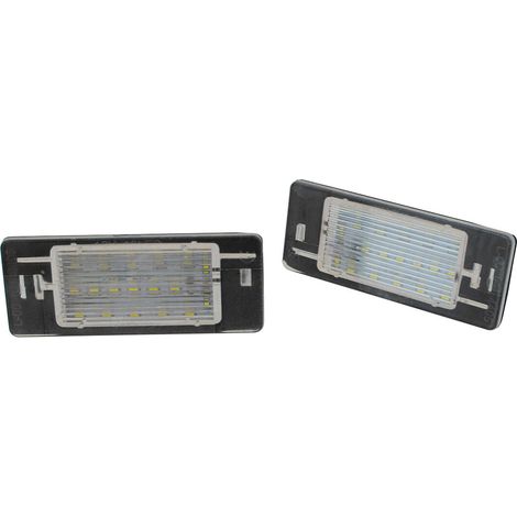 Juego de 2 luces de matr铆cula LED para Opel Vectra C Kombi 02-08