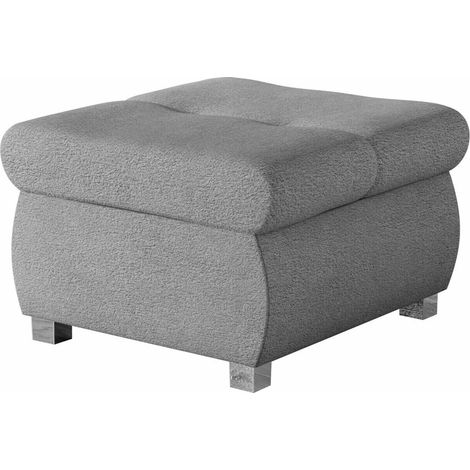 Reposapiés Comfivo Nitor, Velo 633, 39x60x60cm, Diámetro: 0, Tapiz, Patas: Plástico, 0, Parcialmente montado