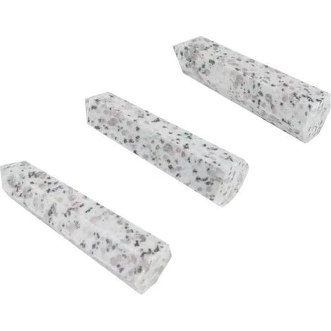 1pc 80mm-90mm Tour de Quartz Naturel Baguettes en Cristal Points de Pierre Blancs et Noirs dans Le décor Belle Pierre de Cristal Naturel Collections de la Maison (1/5)