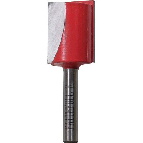 Faithfull TCT Two-Flute Router Bit, 20.0mm x 25mm Cutting Size, 1/4 Inch Shank (Model: FAIRB228)