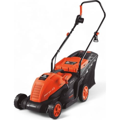 Daewoo – Tondeuse électrique filaire 1500W – Largeur de coupe 36 cm – Bac de collecte 50L – Hauteur de tonte réglable 20 à 70 mm - DLM1700E