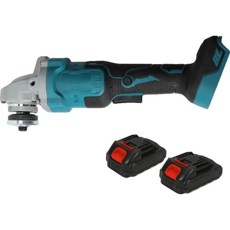 Smerigliatrice angolare, motore brushless, controllo a 3 velocità, 2 batterie (1/2)