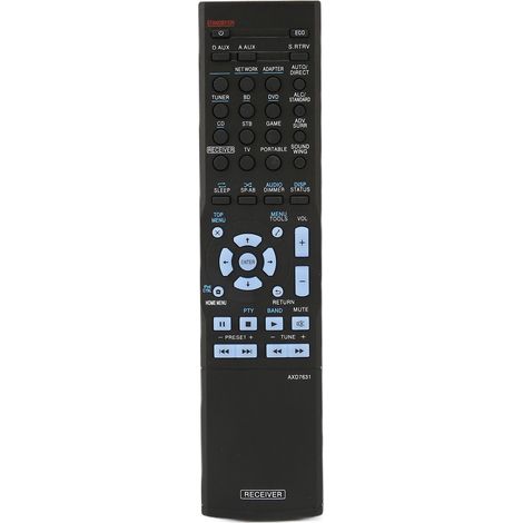 AXD7631 Ersatzfernbedienung für LCD-Fernseher, kompatibel mit AXD7719 VSXS300K AV-Receiver. (1/5)