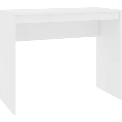 Maison Exclusive - Escritorio de madera contrachapada blanco 90x4 (1/5)