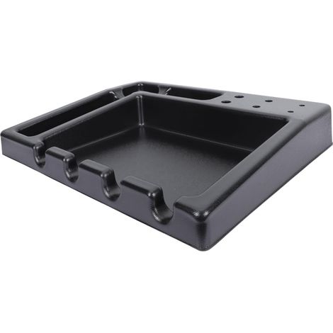 Boîte de rangement pour tondeuse à cheveux, présentoir pour ciseaux électriques, tapis antidérapant pour salon de coiffure et outils de coiffure à domicile (1/5)