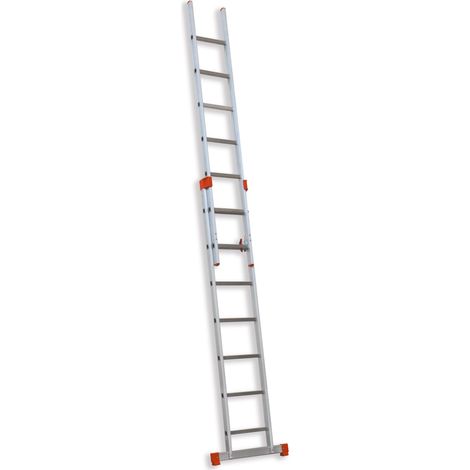 Facal Schiebeleiter GENIA S300 2x7 Sprossen (1/3)