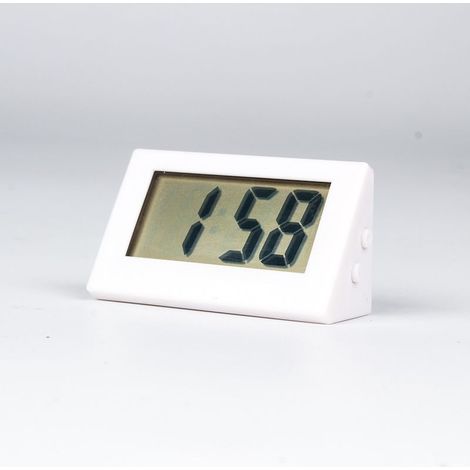 Petit réveil numérique de voyage, petit réveil numérique à LED fonctionnant sur piles, réveil silencieux, réveil de chevet facile à lire (1/5)
