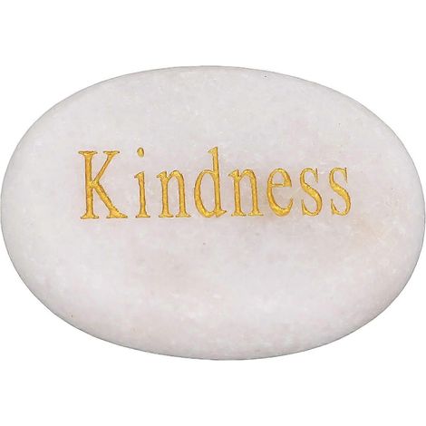 Inspirierender gravierter Stein aus Naturmarmor, Motivationsgeschenk für festliche Dekoration, personalisierter Brief, elegantes Wandornament, symbolisches Geschenk zur Ermutigung, langlebiger Dekorat (1/5)