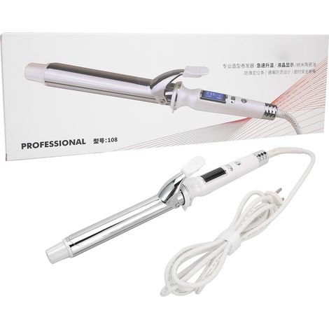 Boucleur de cheveux électrique Suaperne 28mm anti-brûlure, fer à friser LED écran, outil coiffure 100220V (1/5)