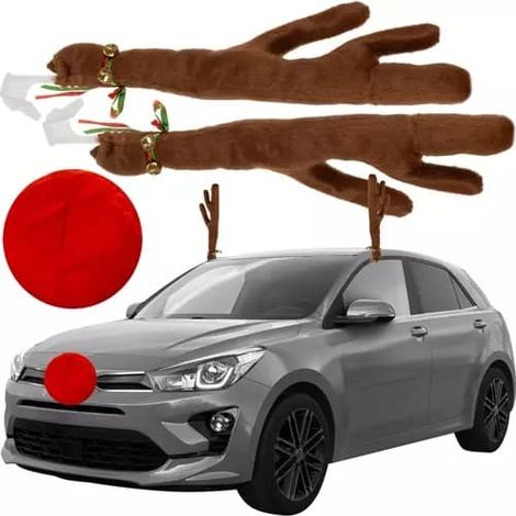 Bois de renne pour voiture - Rudolf (1/5)