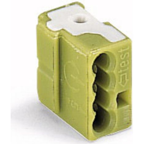 WAGO 243-724 Verbindungsklemme flexibel: - starr: 0.5-1 mm² 1 St. Hellgrün