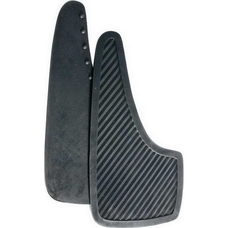 JEU DE BAVETTES CAOUTCHOUC NOIR 32X17CM