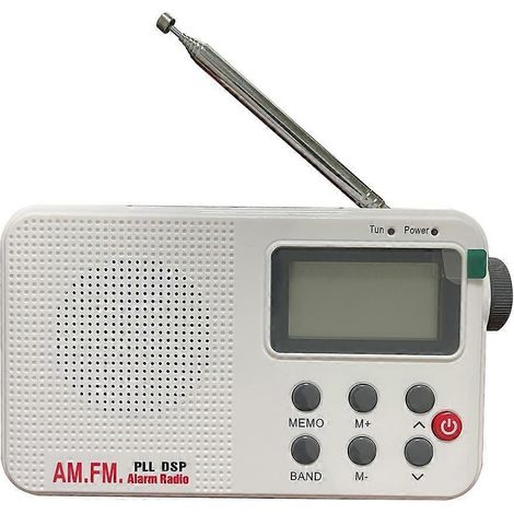 AM/FM/SW Radio Numérique Affichage Radio Mini Stéréo Radio avec LCD Affichage Casque Jack Batterie Alimenté Or DC 5V (1/5)