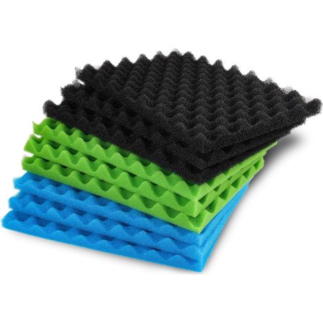 43 x 28cm Média en Mousse Filtration Eponge pour Etang à Poisson (Paquet 3 Ensembles) (1/5)