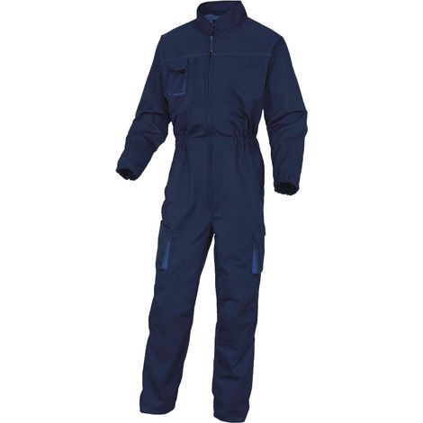 Combinaison de travail multipoches MACH2 M2CO2 bleu marine/bleu roi TM - DELTA PLUS - M2COMBMTM