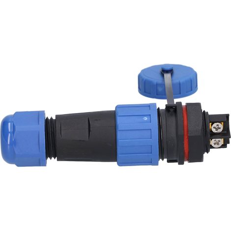 Connecteur Aviation IP68 LP16 2 Pôles 250V 20A Mâle-Femelle Étanche pour Câble