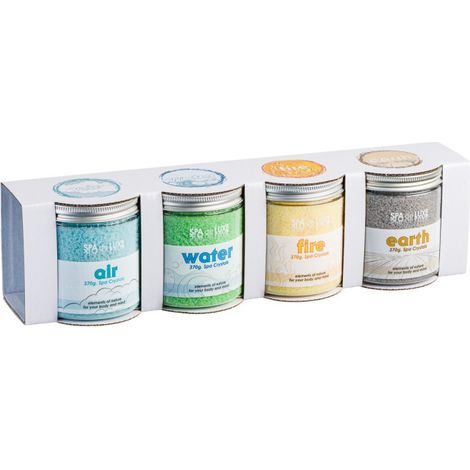 Sel de bain parfumé AquaFinesse Spa de Luxe 4 parfums des éléments