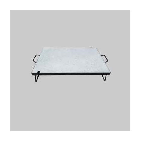 Piastra in pietra lavica c/piedi 40x60x2 cm