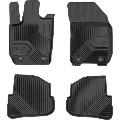 Tapis de sol pour Audi A1 Sportback 8X 2012-2014 Pre-FL 5Portes TPE Noir 3Pcs (1/5)