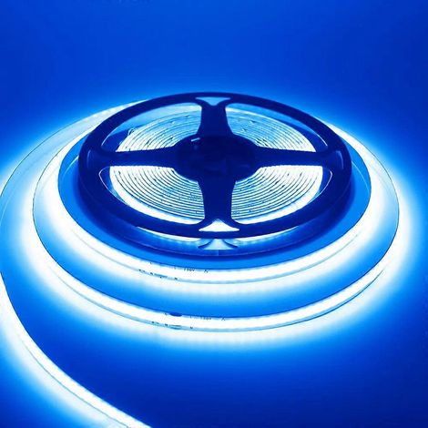 Bande LED COB 220 V 5 à 50 m 240 LED ultra-lumineuses ruban flexible IRC 90 -15 m bleu (1/5)