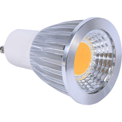 Ampoule Led Gu10 5w Cob Lumière Blanche Chaude Spot Éclairage Intérieur Lot De 1