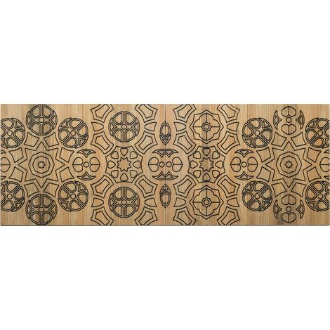 Cabecero ECO 4 Partes Gena 160x60cm en madera maciza de pino acabado vintage estilo industrial Box Furniture (1/5)