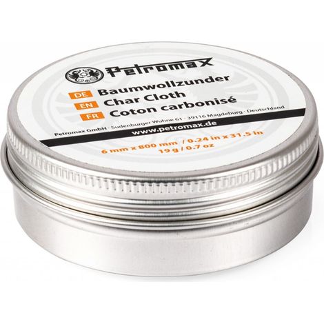 Petromax Baumwollzunder - Natürlicher Brennstoff aus 100% pyrolysiertem Baumwollseil (1/5)
