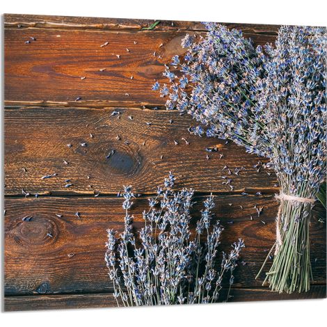 PANEL DE VIDRIO PARA COCINA 65x60 Lavanda (1/5)