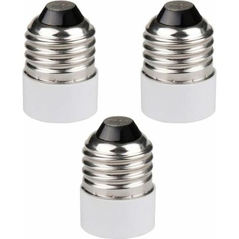 Adaptador convertidor de portalámparas E27 a MR16 GU5.3 (paquete de 3)