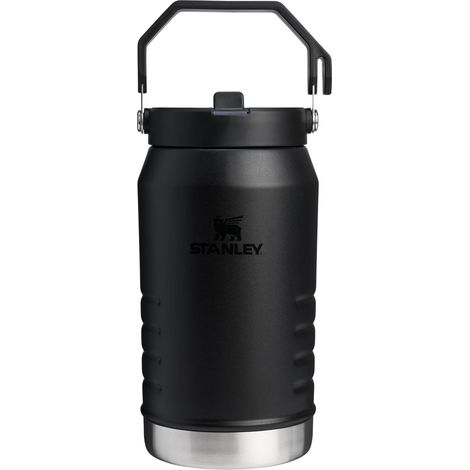Stanley Iceflow Flip Straw 2.0 Jug 1.90L - 20 Ore Di Freddo - 4 Giorni Di Freddo - A Prova Di Perdite - Borraccia Acciaio - Senza BPA - Lavabile In Lavastoviglie - Bottiglia Termica Palestra - Black