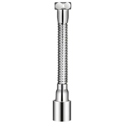 Pair 14cm Extension de Robinet de Cuisine Ajustable M20 avec 2 Modes de Pulvérisation, Aérateur Flexible à 360°, Rallonge en Acier Inoxydable pour Économie d'Eau, Compatible Universel (1/5)