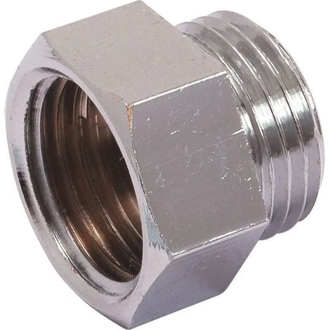 Nipplo maschio cromato 15x21 / 15x21