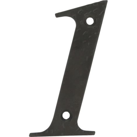 Chiffres - Acier Forgé - 100 mm - Pour Intérieur Et Extérieur - Lot De 4
