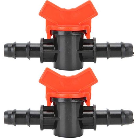 Water inlet hose connection switch, one set of two aquarium water flow regulators (1/5)