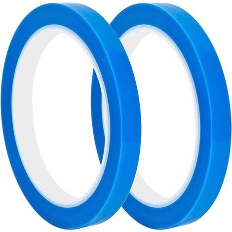 Stück hitzebeständiges Klebeband, 10 mm x 50 m PET-Isolierband, für elektronische Schaltungen – Blau (1/5)
