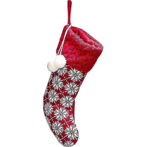 Chaussettes de Noël tendance, sac cadeau, motif de Noël, décoration de Noël, sac de friandises (1/2)