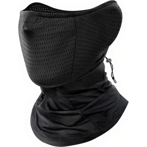 Cache-cou unisexe rafraîchissant avec bordure réfléchissante et élastique, idéal pour le vélo, la pêche et l'escalade. Bandana respirant et respirant. (1/5)