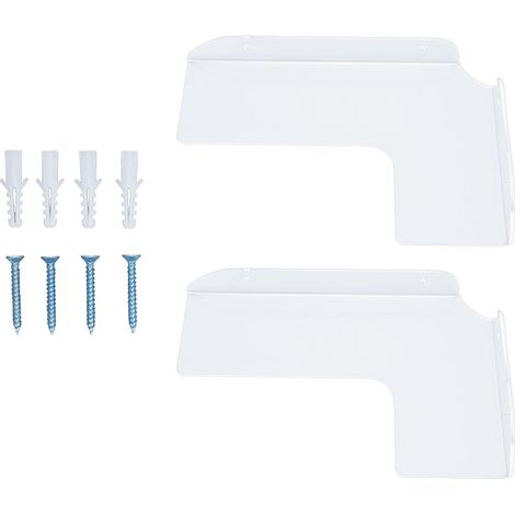 2PCS Étagère Coin Acrylique Mural Transparent Flottante – Présentation Gain de Place Salle de Bain Cuisine Salon Décor Maison (1/5)