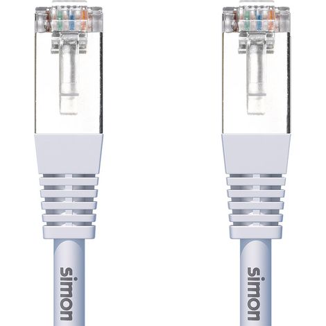 CABLE ETHERNET RJ45 CAT6 BLANCO 3M (1/4)