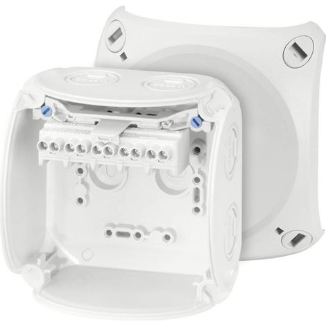 Hensel 62000049 Boîte de jonction sans halogène, plombable, résistant aux intempéries (L x l) 104 mm x 104 mm 1 pc(s) (1/3)