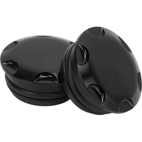 Couvercle de bouchon de trou de cadre, vis décorative en alliage d'aluminium pour 400 250 Z400 Z250 noir 2 pièces. (1/5)