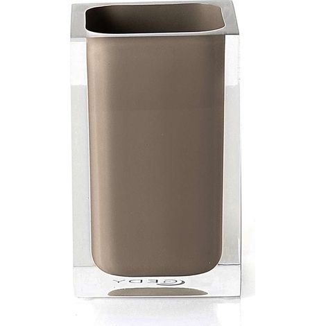 GEDY Portaspazzolini Rainbow Tortora
