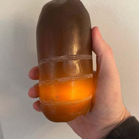Leuchtender Harzstein, Sankara-Stein, Cosplay-Requisiten, Heimdekoration, Sammlerstücke (1/5)